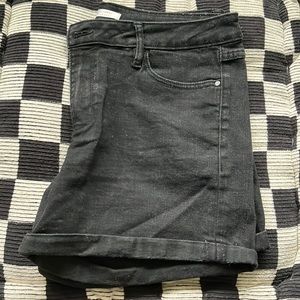 LC any Lauren Conrad Black Denim Shorts
